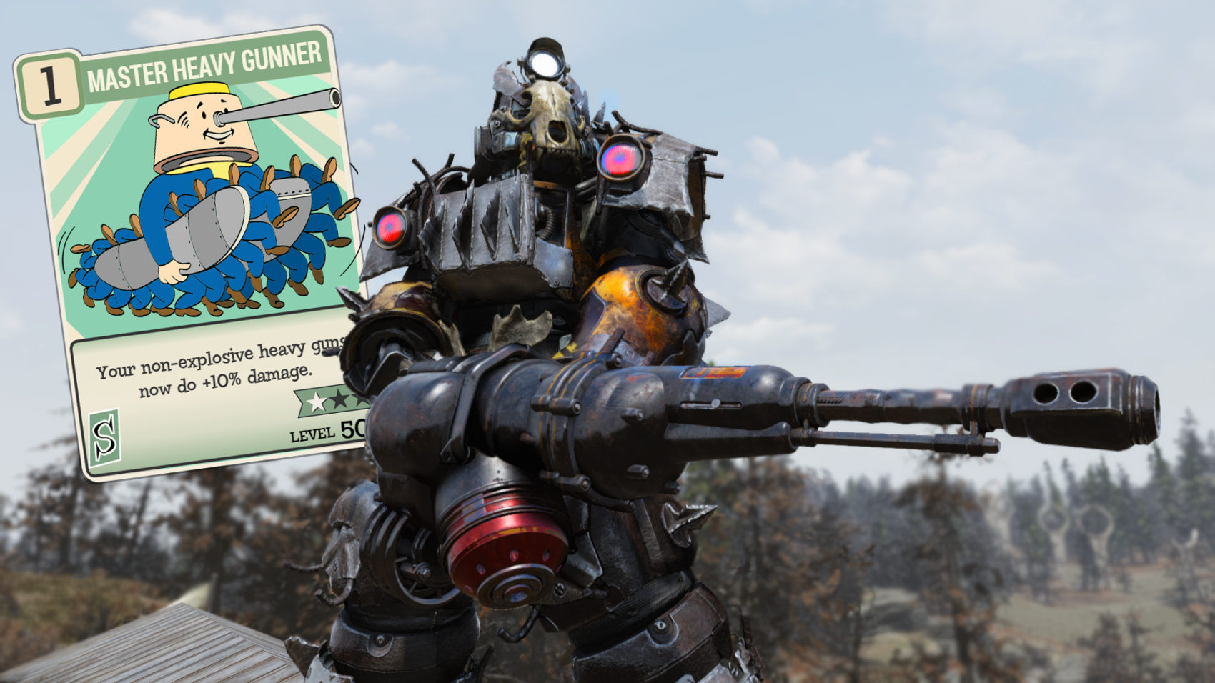 Fallout 76 Gauss Minigun Build