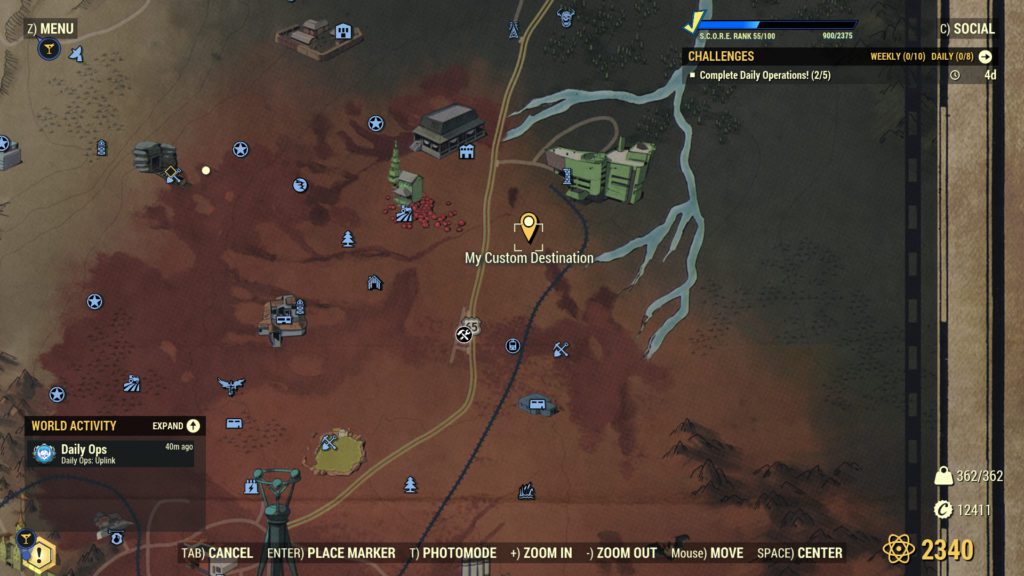 Cranberry Bog Camp Locations