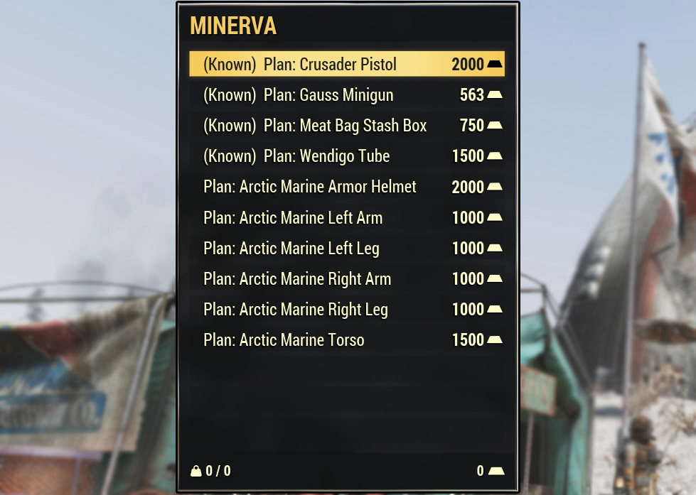 Fallout 76 Minerva